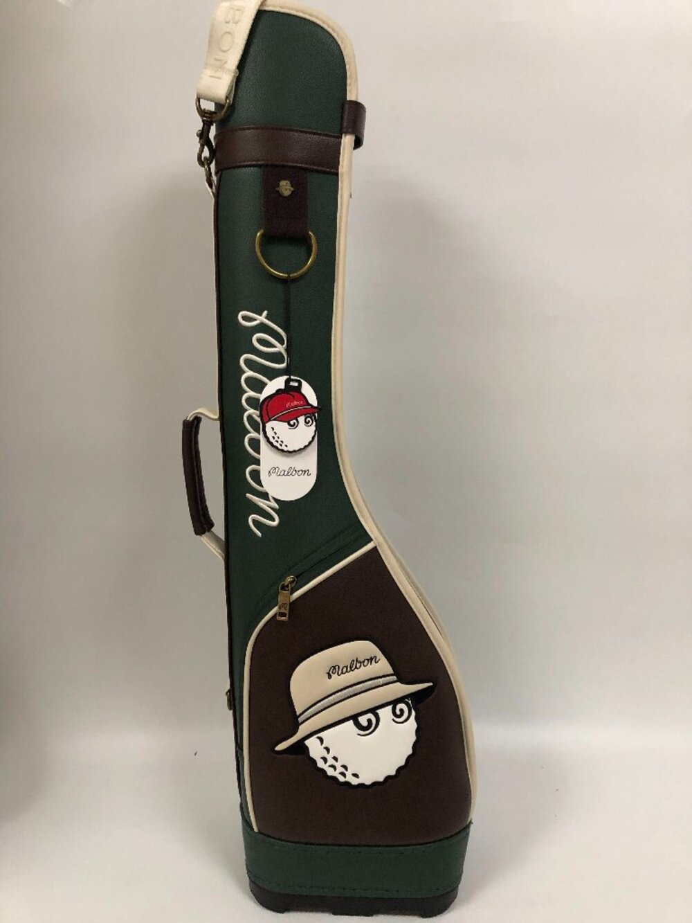 Malbon Stand Caddy Bag Half Case Green